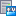 Server maintenance mode icon - a Server icon with a blue square on top