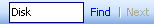 Find tool - a picture of a search bar.