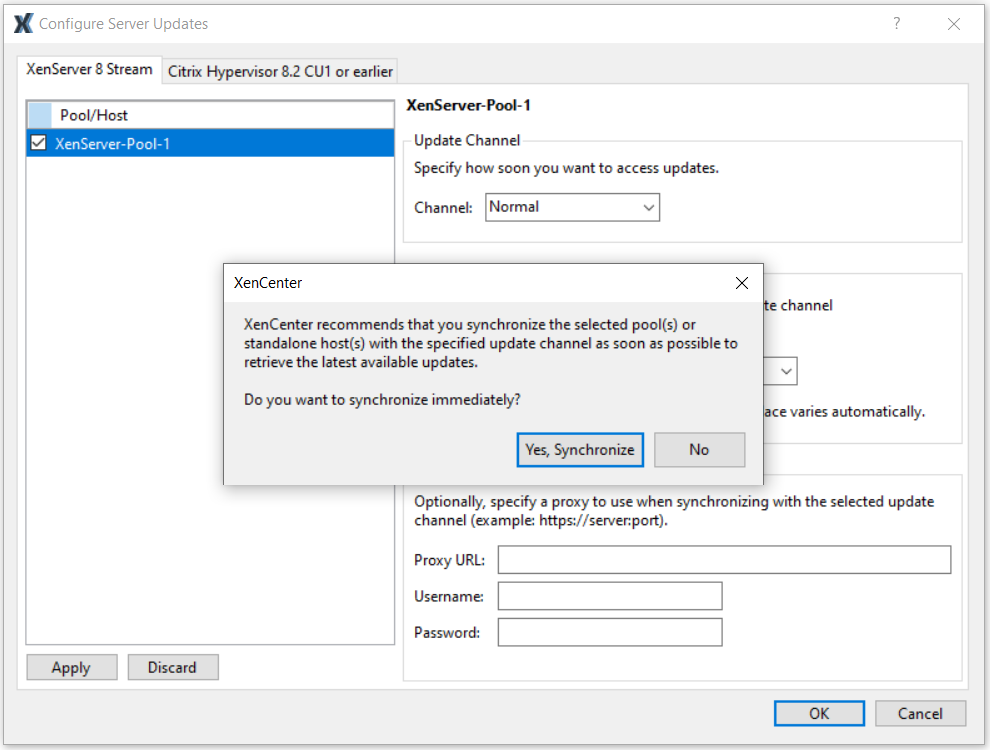 CDN configure updates XenServer 8.4