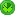 Icono de instantánea de disco y memoria: un reloj verde.
