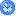 Un icono de Instantánea solo en disco - un reloj azul.