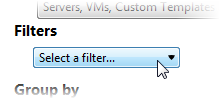 The Select a Filter button