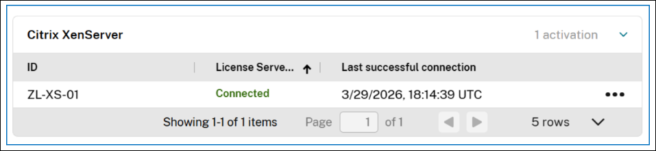 XS LAS Product Activation1