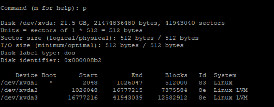 Workload Balancing print partition details